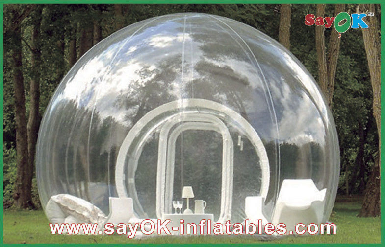 Portable Outdoor Inflatable Bubble Tent Custom Giant Transparent Lawn Tent