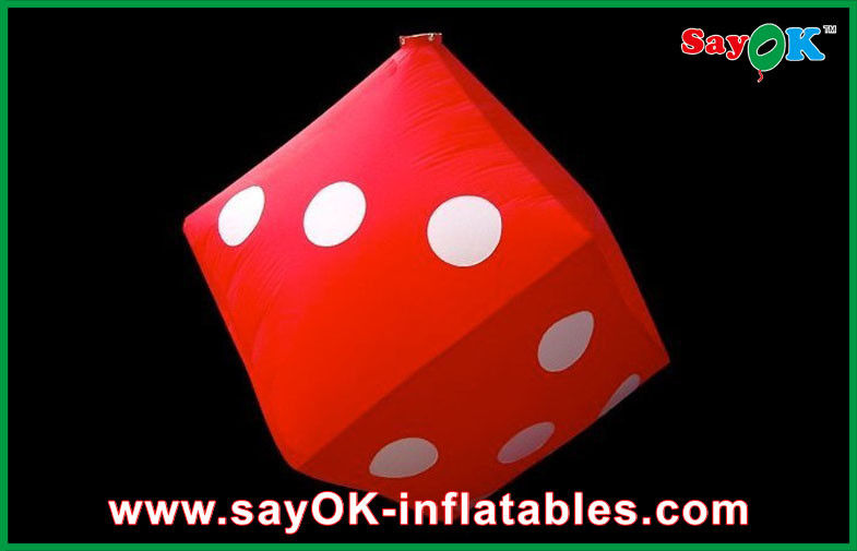 Different Logo Printing Inflatable Lighting Led Cube Decoration For Advertising