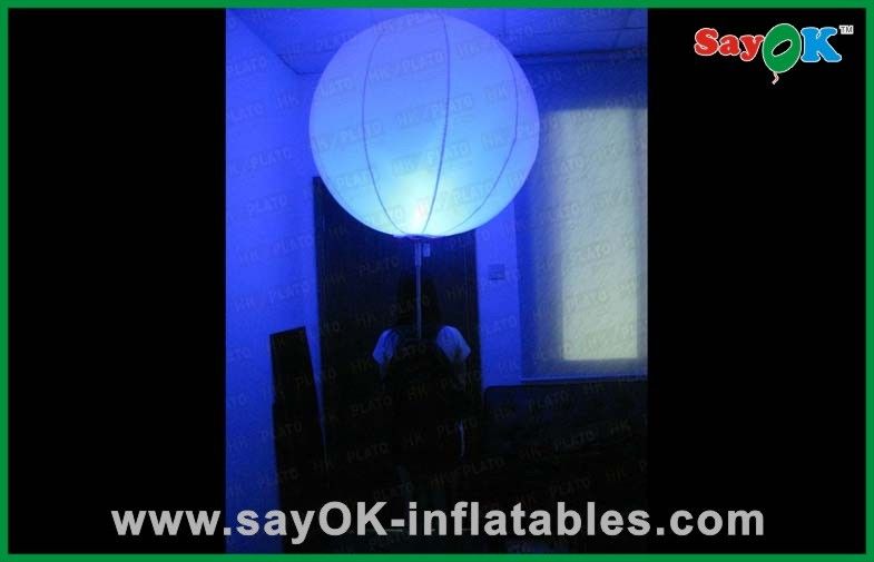 Backpack Balloon Event Inflatable Lighting Decoration For Advertising 0.8m Dia