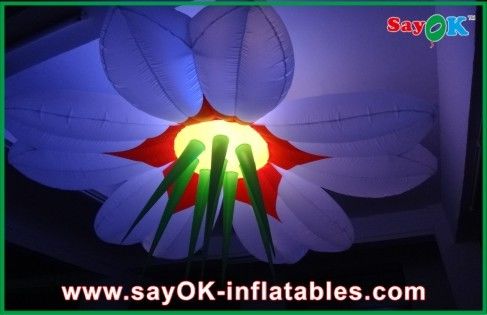 New Design Colorful 1.5m Hanging Lighting Decoration Inflatable Flowers