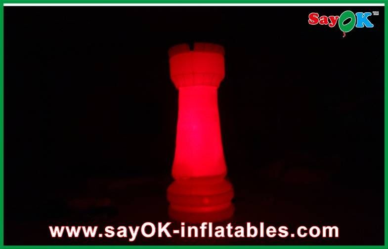 DIa 2m Inflatable Pillar Lighting Decoration With 16 Different Colors