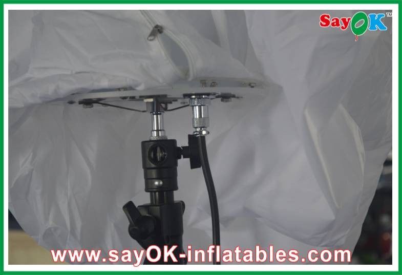 4 Led Bulbs Inflatable Lighting Decoration Stand Ball Tyre Shape