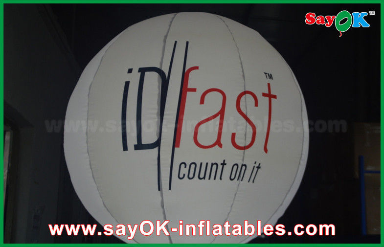 1.5m Outdoor Inflatable Standing Light Balloon with Print for Advertising