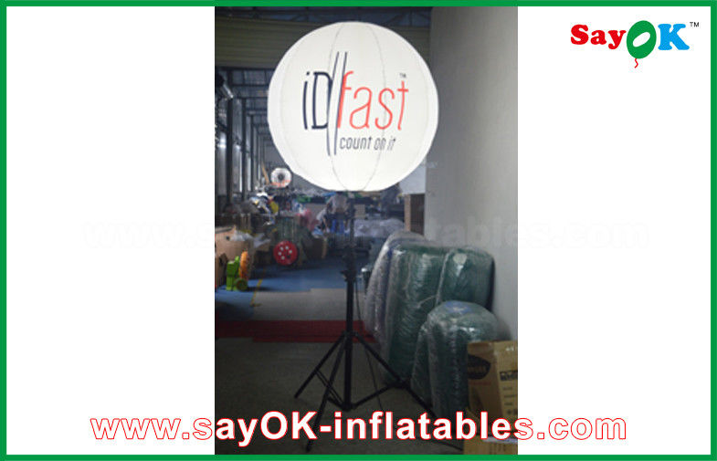 1.5m Outdoor Inflatable Standing Light Balloon with Print for Advertising