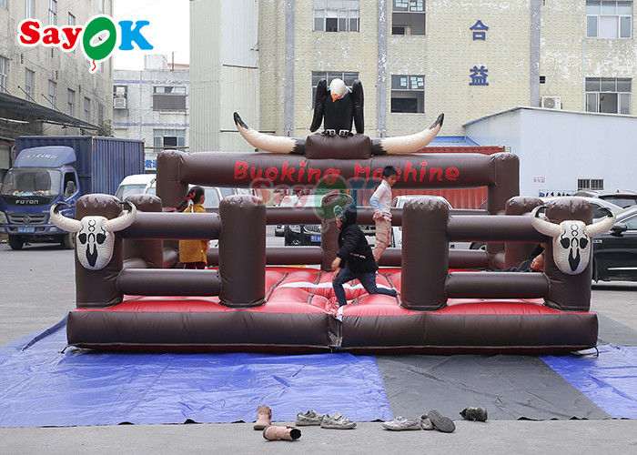 Commercial Pattern Inflatable Arena Mechanical Bull Mattress Inflatable Game Rodeo Bull