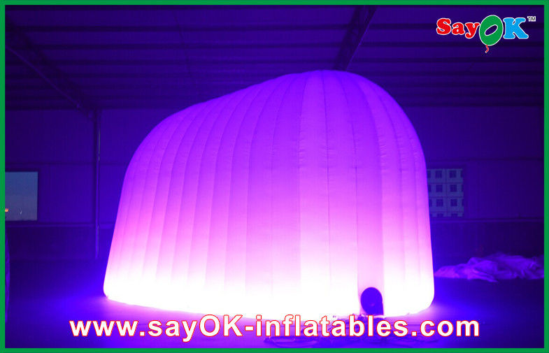 Custom Inflatable Tent Wedding Party Round Inflatable Air Tent 210D Oxford Cloth With LED Lighting