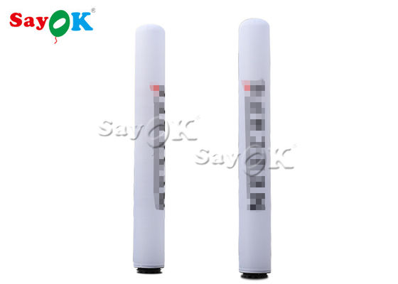 0.63x5mH أعمدة ضوء LED قابلة للنفخ للأحداث / تزيين المسرح