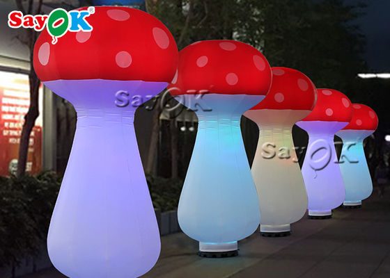 ضوء LED أحمر وأبيض 2.5m الفطر المضخم لمهرجان الموسيقى