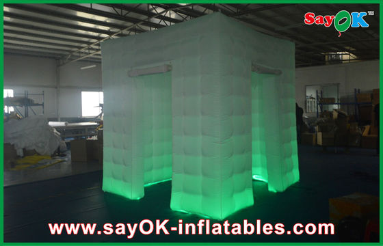 Photo Booth Tent 2.5m قابل للنفخ كشك تصوير Led ارتداء - مقاومة Photo Booth Tent