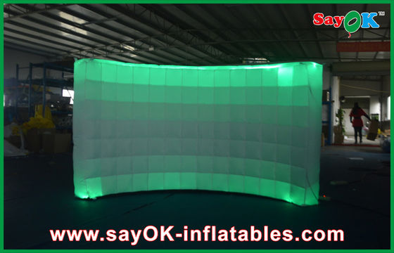قابل للنفخ Photo Studio 12 Led Air Light قابل للنفخ جدار طباعة رقمية جهاز تحكم عن بعد 3x1.5x2 م