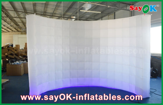 قابل للنفخ Photo Studio White Lingting قابل للنفخ صور بوث مع ضوء سفليّ للإيجار 3x2m
