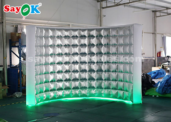 يعرض كشك الحدث دائم صور بوث قابل للنفخ جدار لتزيين المرحلة / Led الهواء صور بوث