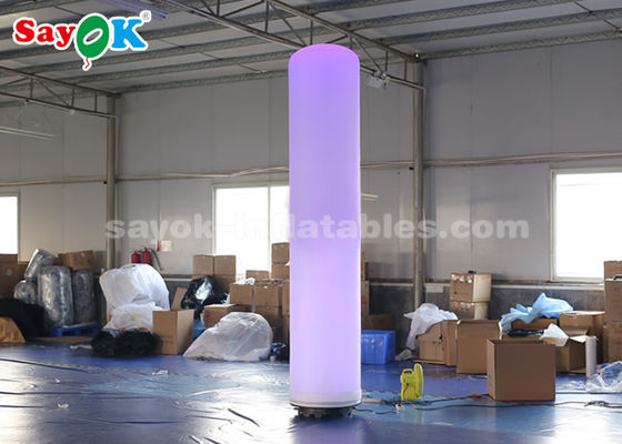 190T نايلون القماش الركيزة المنفخة مع إضاءة LED للزينة المهرجان