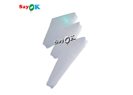 2m 6.6ft White Led Inflatable Lighting Model لديكور الحدث الموسيقي في الحانة