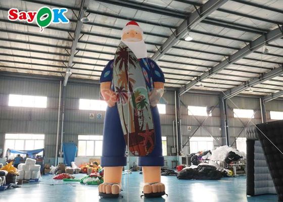 نموذج عيد الميلاد الهواوي القديس المضغوط على الشاطئ 7.6m