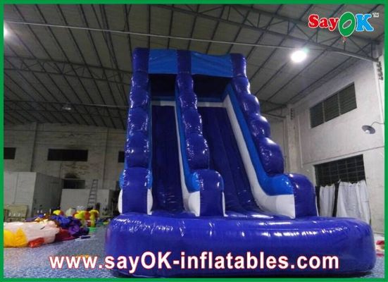 0.55mm PVC المضخة المياه المنزلق L6 X W3 X H5m مقاومة للماء 3 طبقات المضخة المنزلق للبركة